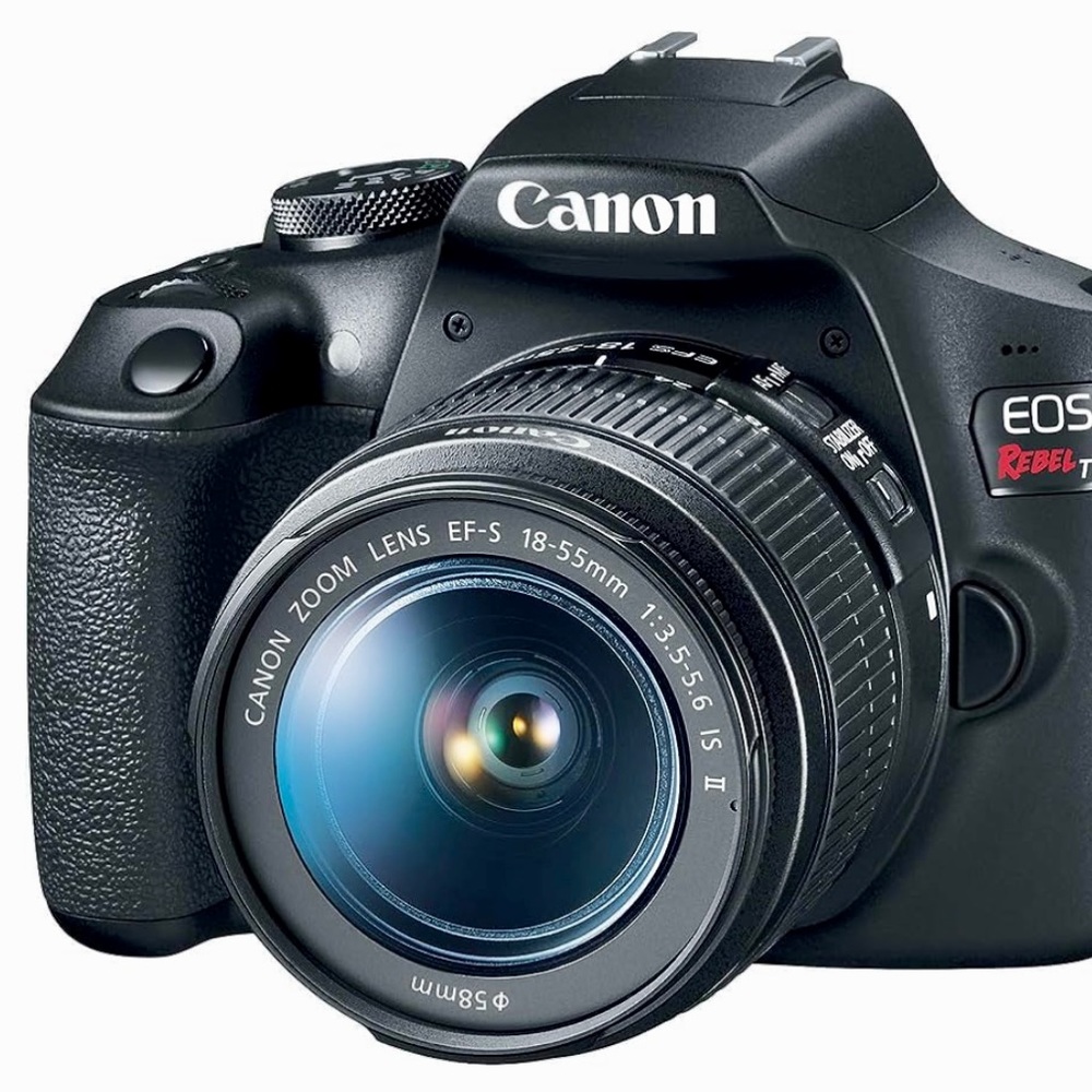 New Canon EOS Rebel T7 Dslr camera with 18-55 mm lens & built in wi-fi